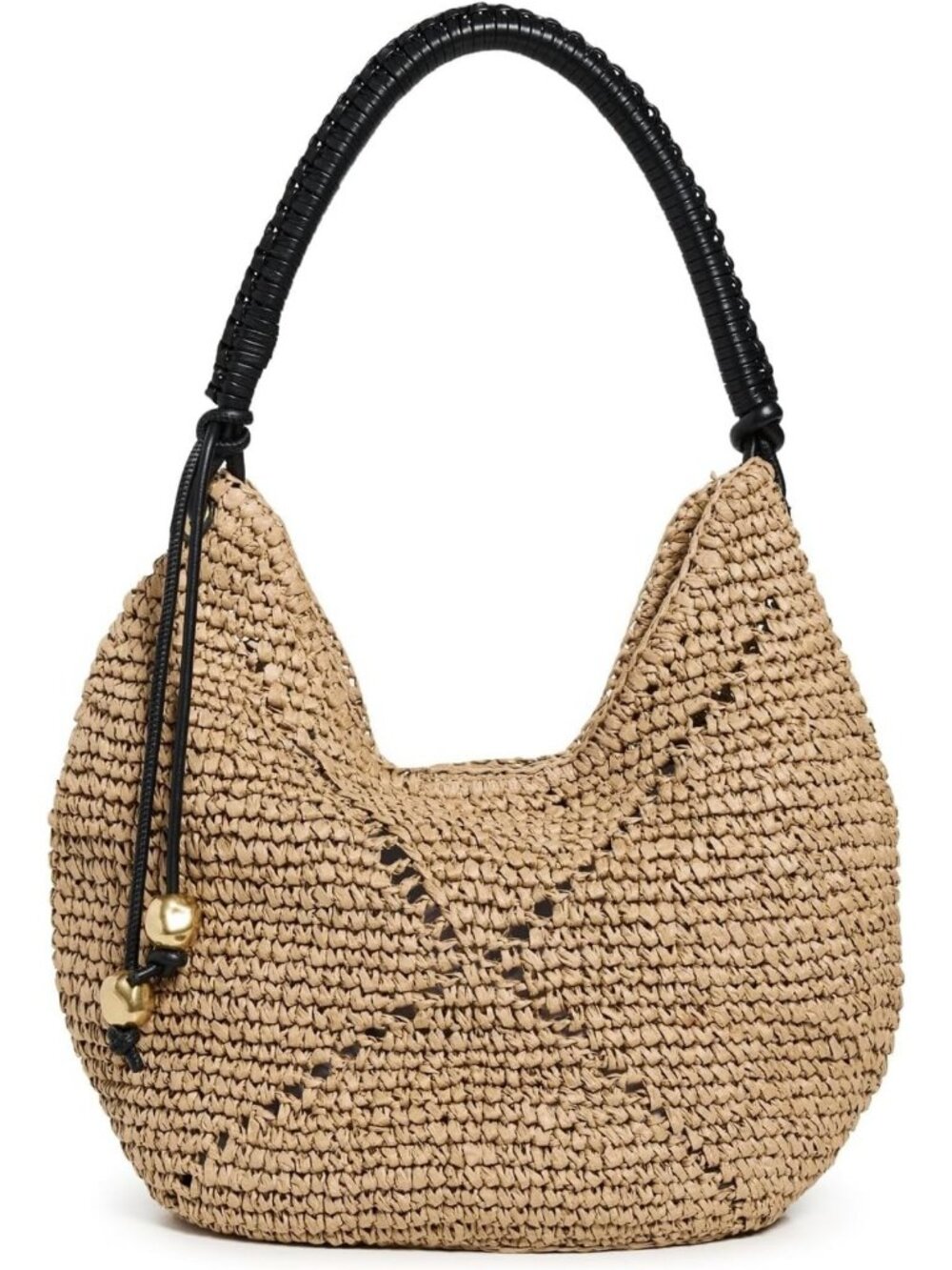 Chic Women's Eyelet Large Pouchette Bag | Stylish Summer Accessory, Perfect for